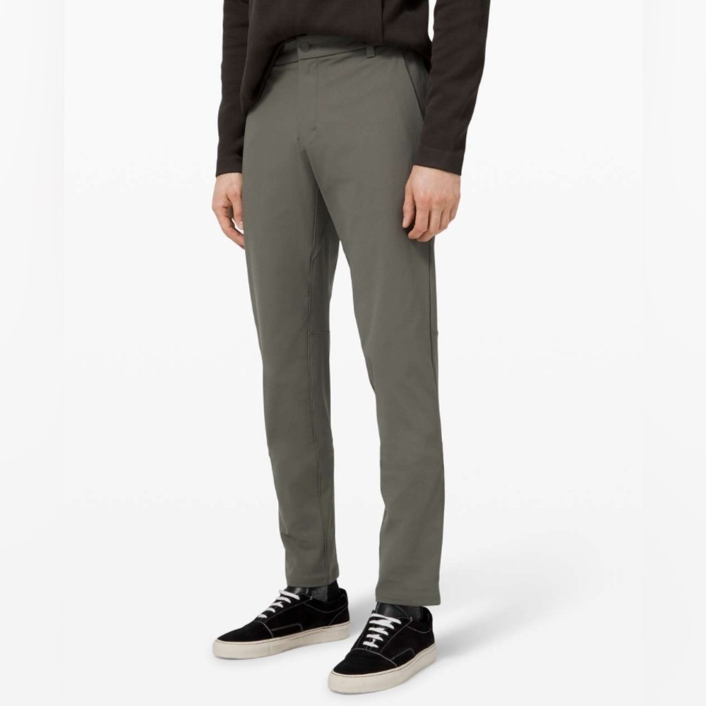 Lululemon Men's ABC Pants Gray Size 36 Classic Fit Stretch Casual Golf